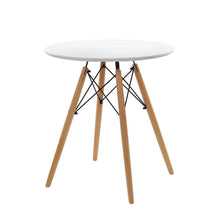 Load image into Gallery viewer, Ashley Rose Replica Eames DSW Eiffel Dining Table Kithcen Cafe 4 Seater Timber Round White - Ashley Rose