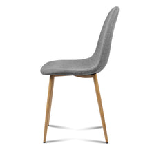 Load image into Gallery viewer, Ashley Rose 4x Adamas Fabric Dining Chairs - Light Grey - Ashley Rose