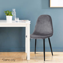 Load image into Gallery viewer, 4 X Ashley Rose Dining Chairs Dark Grey - Ashley Rose