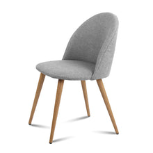 Load image into Gallery viewer, 2 X Ashley Rose Dining Chairs Armchair Light Grey - Ashley Rose