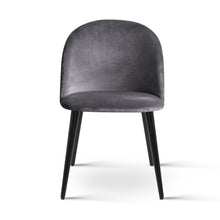 Load image into Gallery viewer, Ashley Rose Velvet Modern Dining Chair - Dark Grey - Ashley Rose