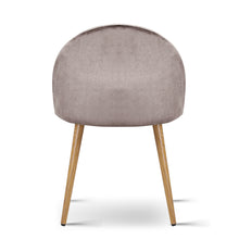 Load image into Gallery viewer, Ashley Rose Set of Two Velvet Modern Dining Chair - Light Grey - Ashley Rose