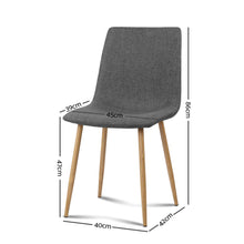 Load image into Gallery viewer, Ashley Rose 4X Collins Dining Chairs - Dark Grey - Ashley Rose