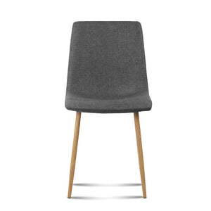 Ashley Rose 4X Collins Dining Chairs - Dark Grey - Ashley Rose