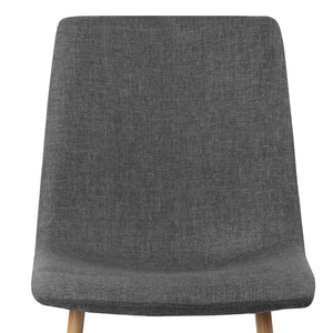 Ashley Rose 4X Collins Dining Chairs - Dark Grey - Ashley Rose