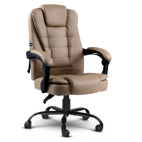 Ashley Rose Massage Office Chair PU Leather Recliner Computer Gaming Chairs Espresso - Ashley Rose