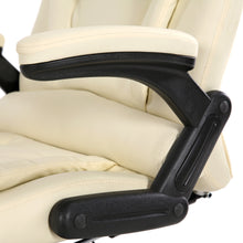 Load image into Gallery viewer, 8 Point PU Leather Reclining Massage Chair - Beige - Ashley Rose