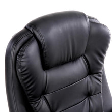 Load image into Gallery viewer, 8 Point PU Leather Reclining Massage Chair - Black - Ashley Rose