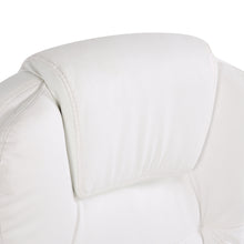 Load image into Gallery viewer, 8 Point PU Leather Reclining Massage Chair - White - Ashley Rose