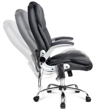 Load image into Gallery viewer, 8 Point PU Leather Massage Chair - Black - Ashley Rose