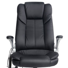 Load image into Gallery viewer, 8 Point PU Leather Massage Chair - Black - Ashley Rose