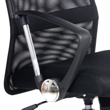 Load image into Gallery viewer, PU Leather Mesh High Back Office Chair - Black - Ashley Rose