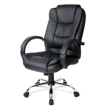 Load image into Gallery viewer, Executive PU Leather Office Desk Computer Chair - Black - Ashley Rose