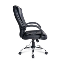 Load image into Gallery viewer, Executive PU Leather Office Desk Computer Chair - Black - Ashley Rose