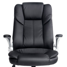 Load image into Gallery viewer, PU Leather Executive Office Desk Chair - Black - Ashley Rose