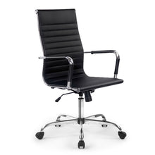 Load image into Gallery viewer, Eames Replica Office Chair Executive High Back Seating PU Leather Black - Ashley Rose