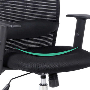 Mesh High Back Office Desk Chair - Black - Ashley Rose