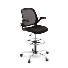 Load image into Gallery viewer, Veer Drafting Stool Office Chair Mesh Adjust Black - Ashley Rose