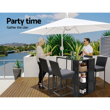 Load image into Gallery viewer, Ashley Rose Outdoor Bar Set Table Stools Furniture Wicker 5PCS - Ashley Rose