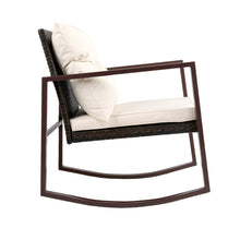 Load image into Gallery viewer, Ashley Rose Outdoor Chair Rocking Set - Brown - Ashley Rose