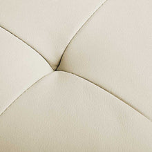 Load image into Gallery viewer, Ashley Rose PU Leather Storage Ottoman - Cream - Ashley Rose