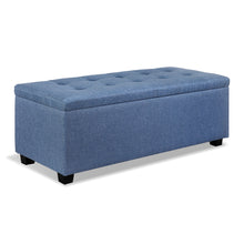 Load image into Gallery viewer, Premium Storage Ottoman - Blue - Ashley Rose