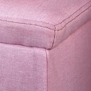 Premium Storage Ottoman - Pink - Ashley Rose