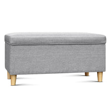 Load image into Gallery viewer, Ashley Rose Kids Storage Ottoman - Light Grey - Ashley Rose