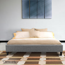 Load image into Gallery viewer, Ashley Rose Queen Size Bed Base Frame - Grey - Ashley Rose