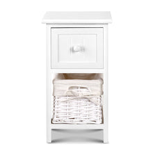 Load image into Gallery viewer, 2 PCS Ariss Bedside Table - White - Ashley Rose