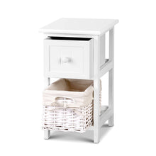 Load image into Gallery viewer, 2 PCS Ariss Bedside Table - White - Ashley Rose