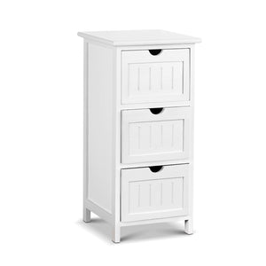 Ashley Rose Bedside Table - White - Ashley Rose