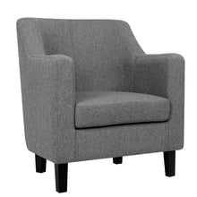 Load image into Gallery viewer, Ashley Rose Fabric Dining Armchair - Grey - Ashley Rose