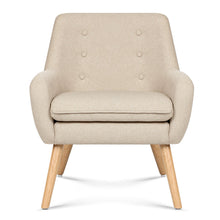 Load image into Gallery viewer, Ashley Rose Fabric Dining Armchair - Beige - Ashley Rose