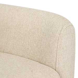 Ashley Rose Fabric Dining Armchair - Beige - Ashley Rose