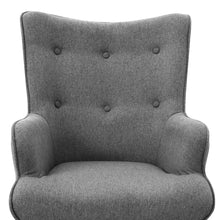 Load image into Gallery viewer, Ashley Rose Armchair and Ottoman - Grey - Ashley Rose