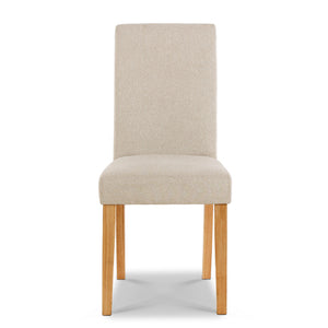 Ashley Rose Set of 2 Fabric Dining Chair - Beige - Ashley Rose