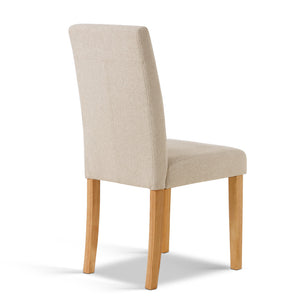 Ashley Rose Set of 2 Fabric Dining Chair - Beige - Ashley Rose