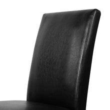 Load image into Gallery viewer, Ashley Rose Set of 2 PU Leather Dining Chairs - Black - Ashley Rose