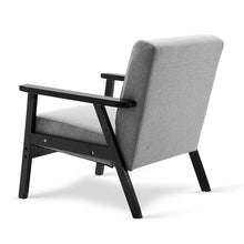 Load image into Gallery viewer, Ashley Rose Fabric Dining Armchair - Black &amp; Grey - Ashley Rose