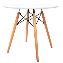 Load image into Gallery viewer, Ashley Rose Round Wooden Dining Table - White - Ashley Rose