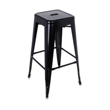 Load image into Gallery viewer, Ashley Rose Set of 2 Metal Backless Stools - Black - Ashley Rose