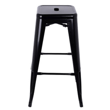 Load image into Gallery viewer, Ashley Rose Set of 2 Metal Backless Stools - Black - Ashley Rose