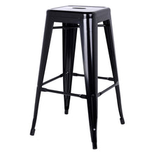 Load image into Gallery viewer, Ashley Rose Set of 2 Metal Backless Stools - Black - Ashley Rose