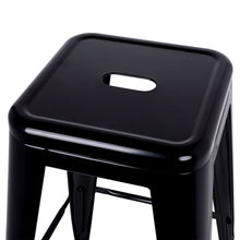 Load image into Gallery viewer, Ashley Rose Set of 2 Metal Backless Stools - Black - Ashley Rose