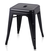 Load image into Gallery viewer, Ashley Rose Set of 4 Metal Backless Bar Stools - Black - Ashley Rose