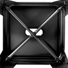 Load image into Gallery viewer, Ashley Rose Set of 4 Metal Backless Bar Stools - Glossy Black - Ashley Rose