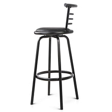 Load image into Gallery viewer, Ashley Rose Set of 2 PU Leather Bar Stools - Black - Ashley Rose