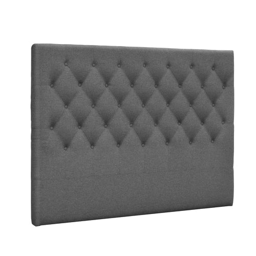 Ashley Rose King Size Upholstered Fabric Head Board - Grey - Ashley Rose