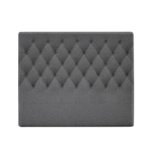 Load image into Gallery viewer, Ashley Rose King Size Upholstered Fabric Head Board - Grey - Ashley Rose